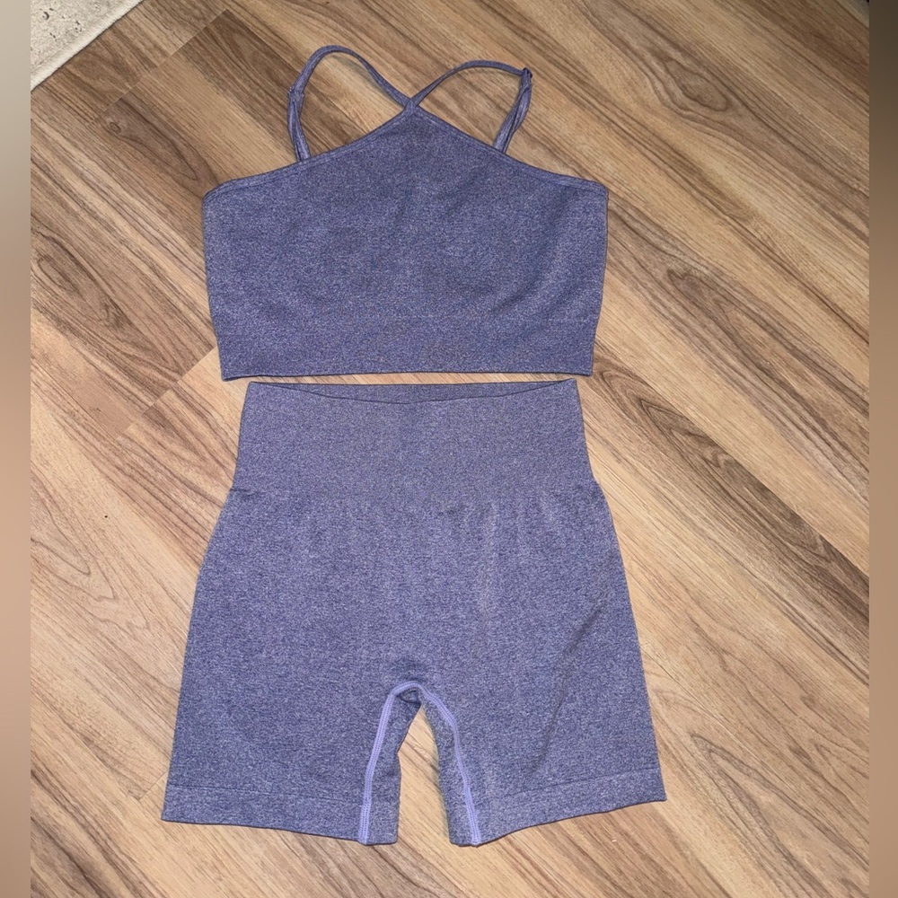 Purple Two-Piece Athletic Set - image 1